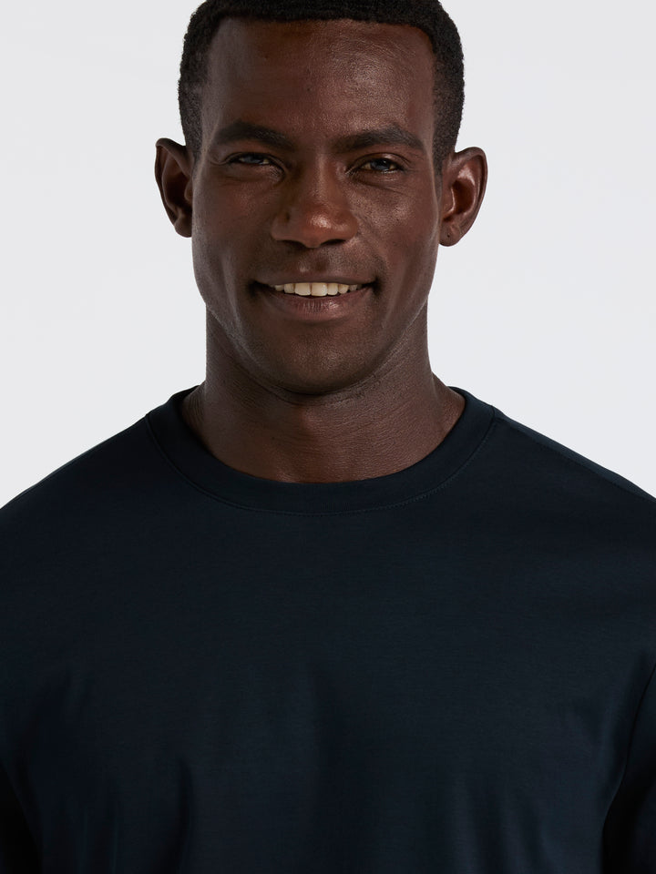 Cool Interlock Crew Neck Tee (Dark Sapphire) 