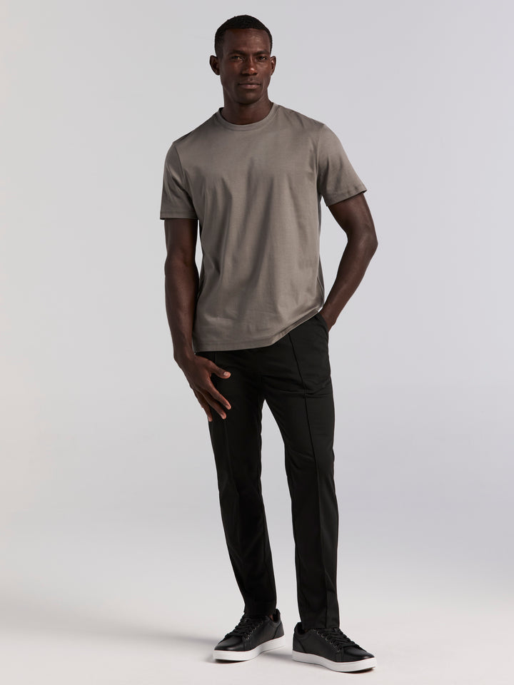 Cool Interlock Crew Neck Tee (Granite Gray) 