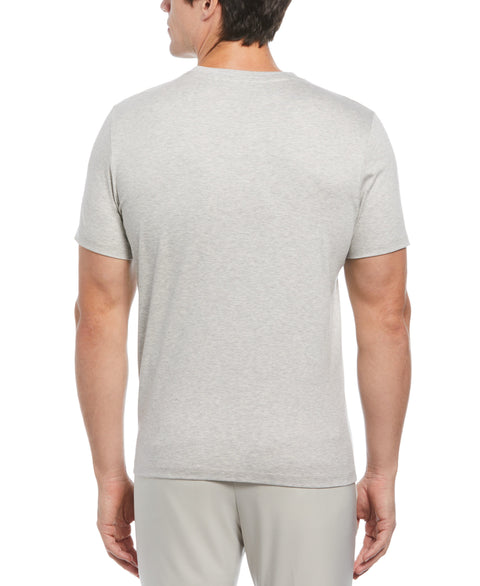 Cool Interlock Crew Neck Tee (Light Heather Grey) 