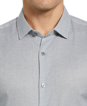 Cotton Dobby Check Shirt (Bright White) 