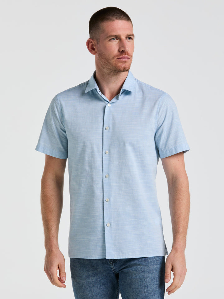 Cotton Dobby Shirt (Bluejay) 