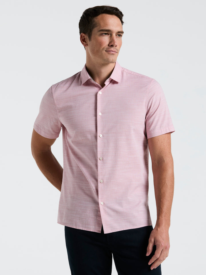 Cotton Dobby Shirt (Cardinal) 