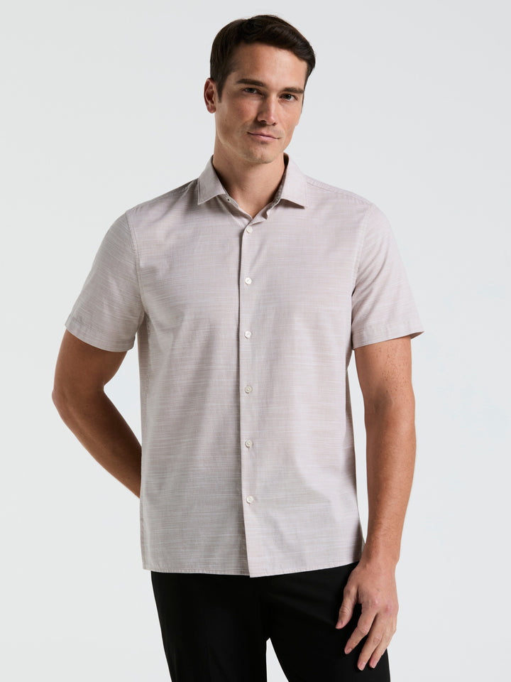 Cotton Dobby Shirt (Otter) 