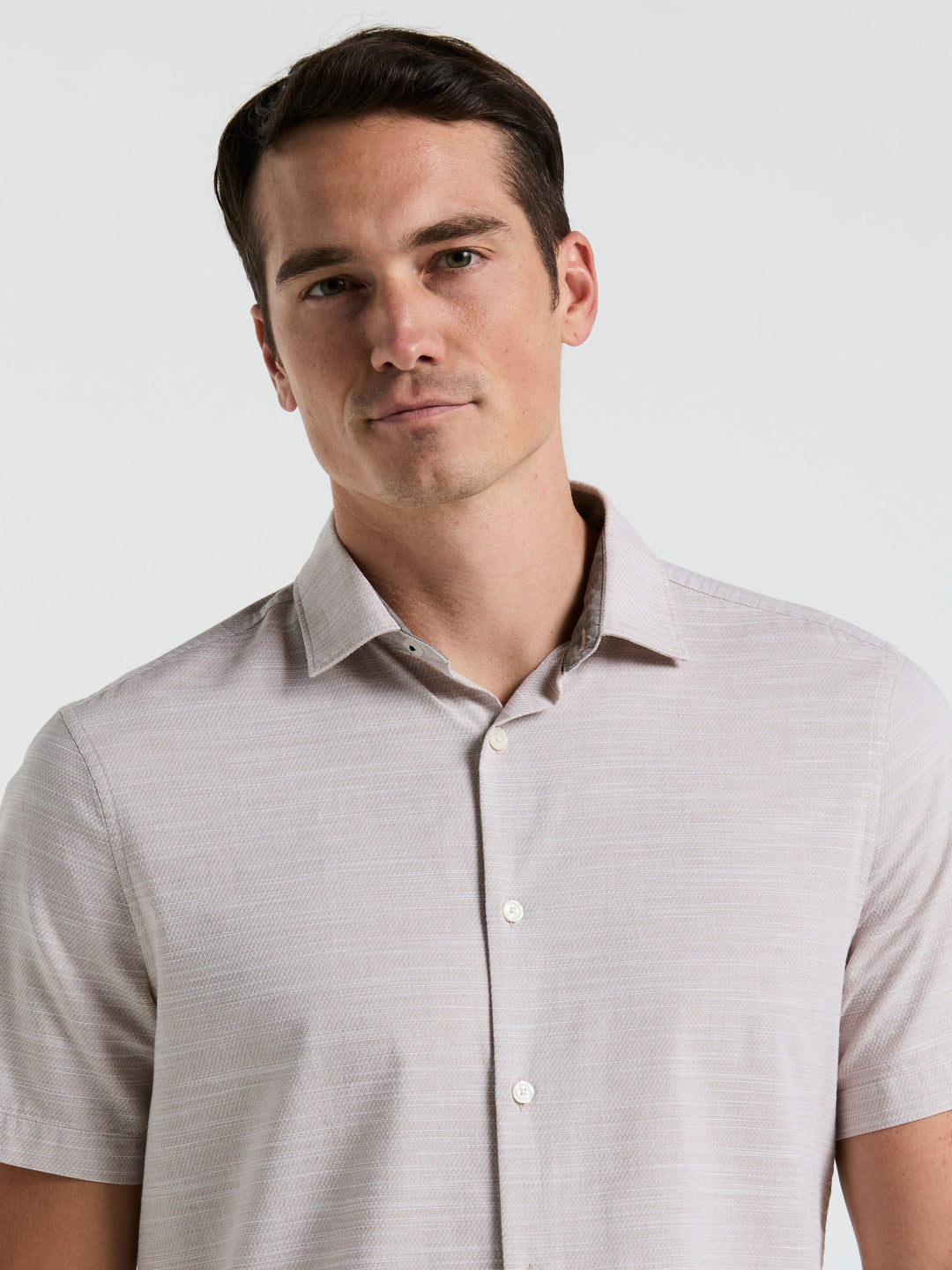 Cotton Dobby Shirt (Otter) 