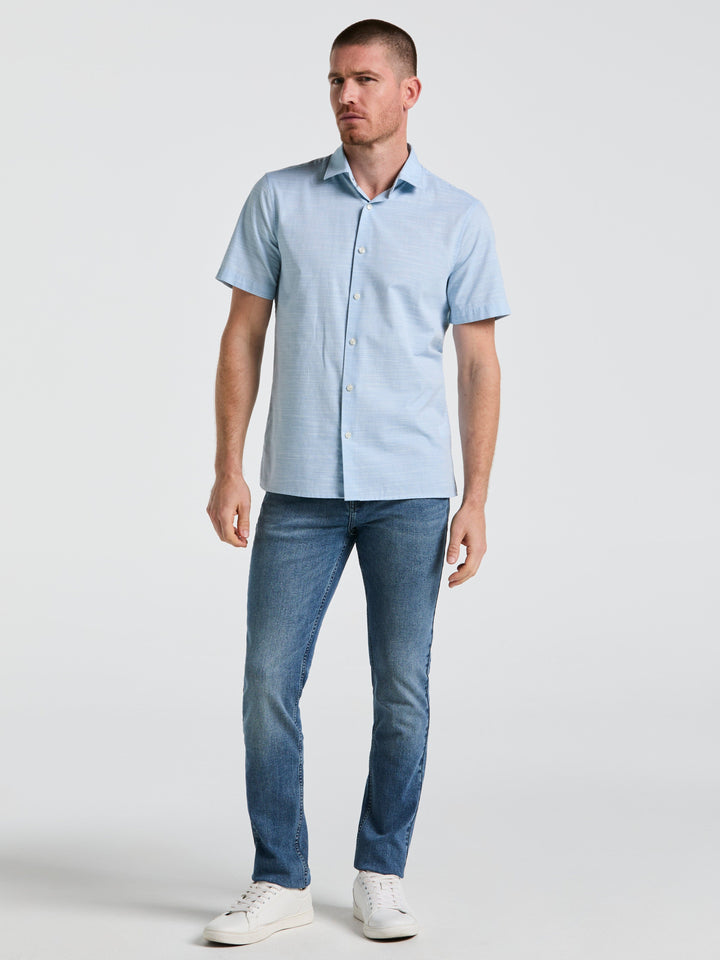 Cotton Dobby Shirt (Bluejay) 