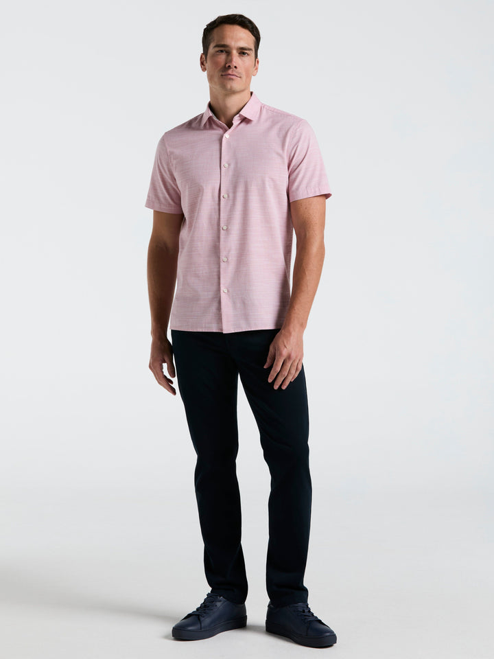 Cotton Dobby Shirt (Cardinal) 