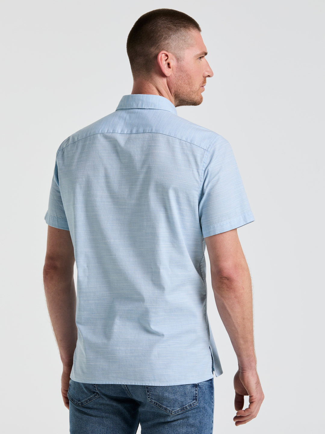 Cotton Dobby Shirt (Bluejay) 
