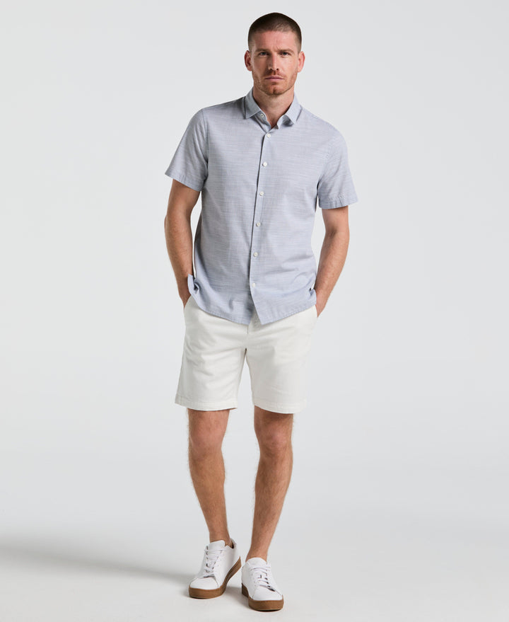 Cotton Dobby Shirt (Blue Wing Teal) 