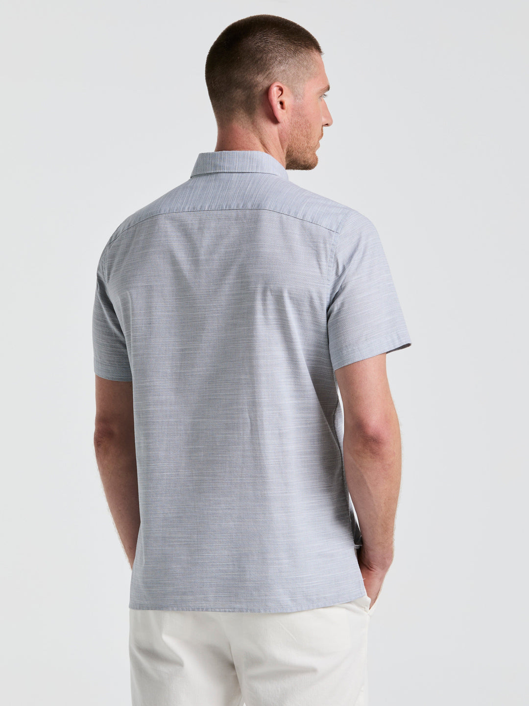 Cotton Dobby Shirt (Blue Wing Teal) 