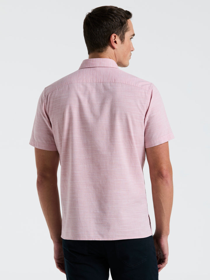 Cotton Dobby Shirt (Cardinal) 