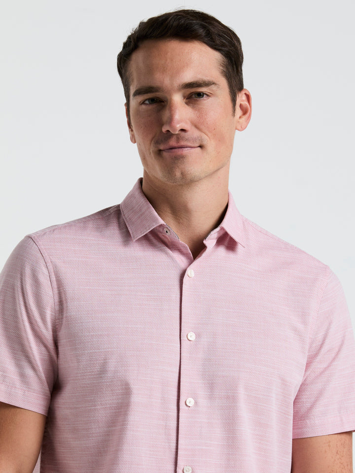 Cotton Dobby Shirt (Cardinal) 