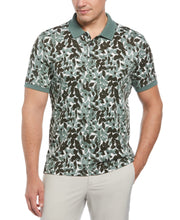 Leaf Print Polo (Dark Forest) 
