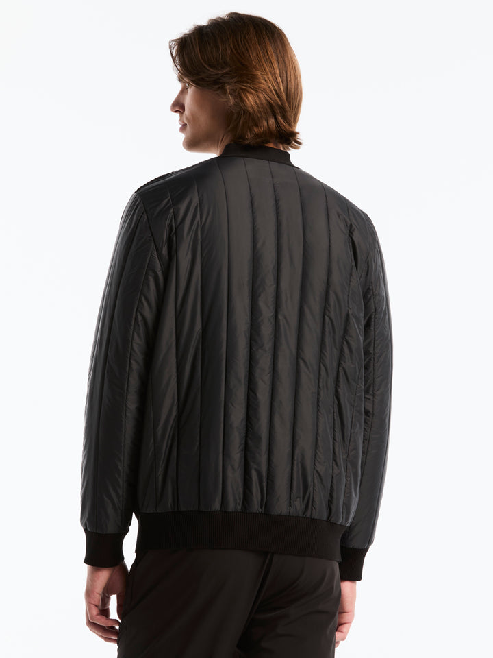 Long Sleeve Cotton Modal Button Cardigan (Black) 