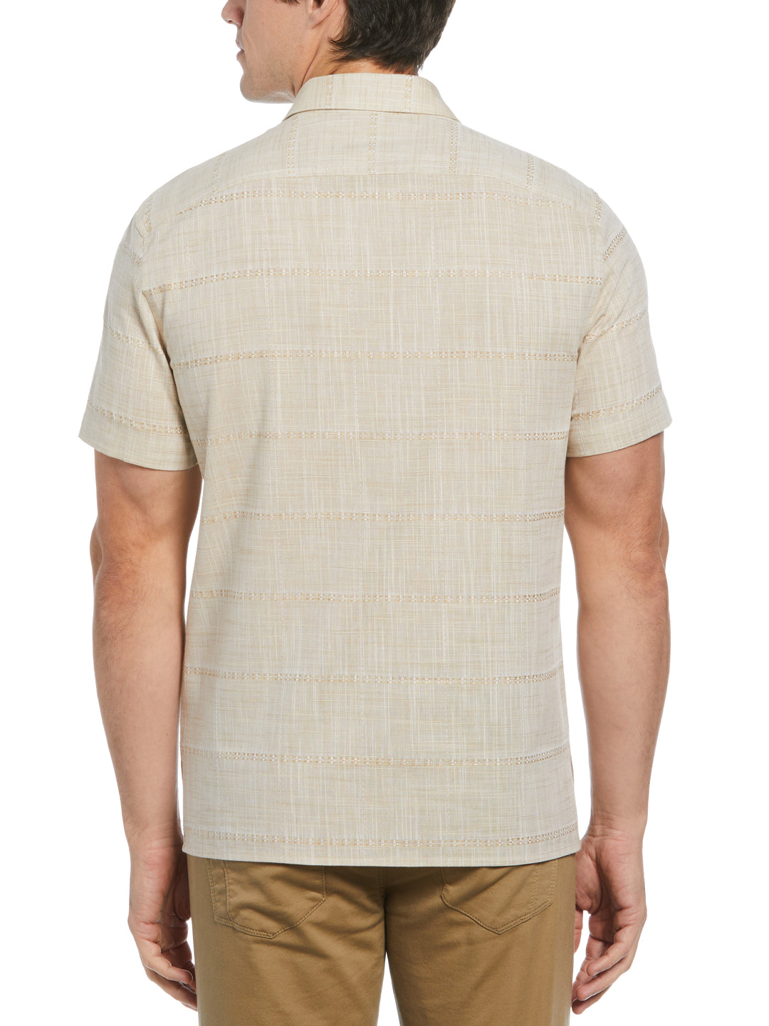 Cotton Slub Plaid Shirt (Gravel) 