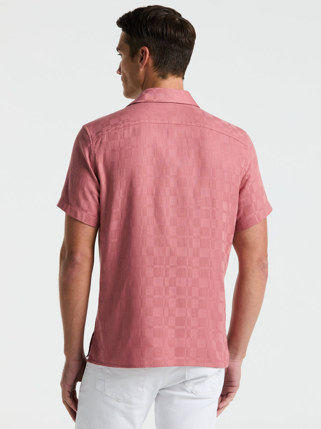 Cotton Plaid Shirt (Withered Rose) 