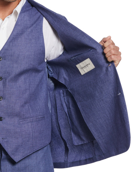 Delave Linen Sport Coat (Navy Peony) 