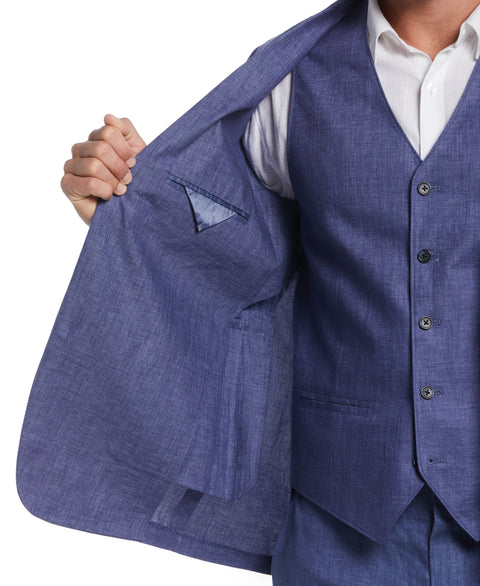 Delave Linen Sport Coat (Navy Peony) 