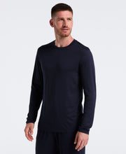 Deluxe Touch Crew Neck Long Sleeve (Navy Iris) 
