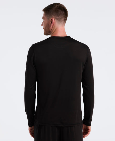 Deluxe Touch Crew Neck Long Sleeve (Black Beauty) 