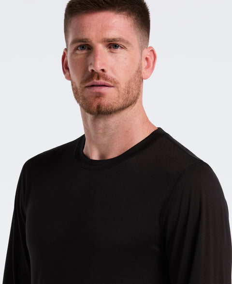 Deluxe Touch Crew Neck Long Sleeve (Black Beauty) 