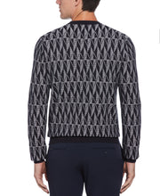Diamond Crew Neck Sweater (Bright White) 