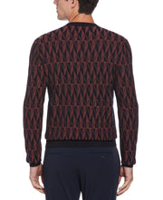 Diamond Crew Neck Sweater (Marsala) 