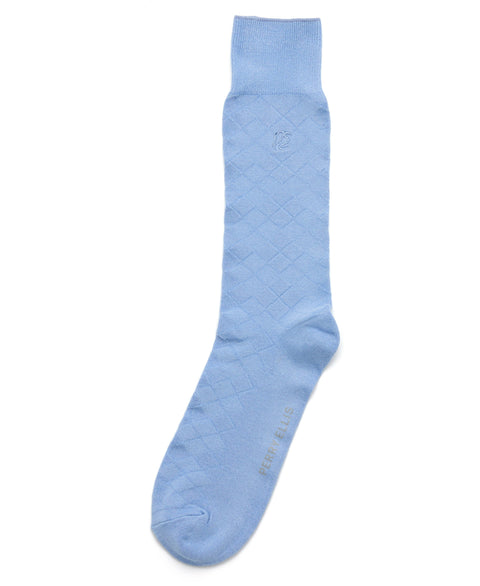 Diamond Stitch Logo Socks (Della Robia Blue) 
