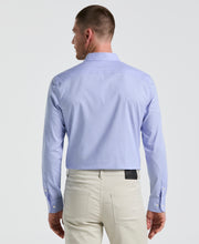 Dobby Cotton Stretch Slim Fit Shirt (Vista Blue) 