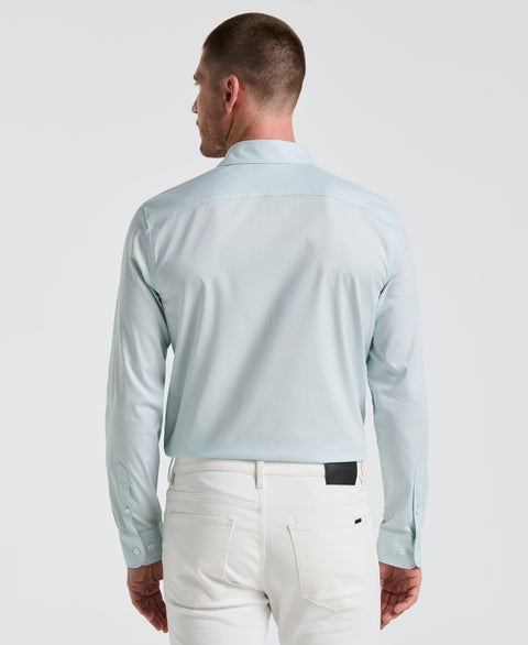 Dobby Cotton Stretch Slim Fit Shirt (Ether) 