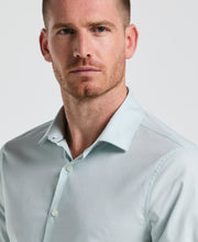 Dobby Cotton Stretch Slim Fit Shirt (Ether) 