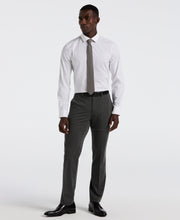 Dobby Cotton Stretch Slim Fit Shirt (Bright White) 