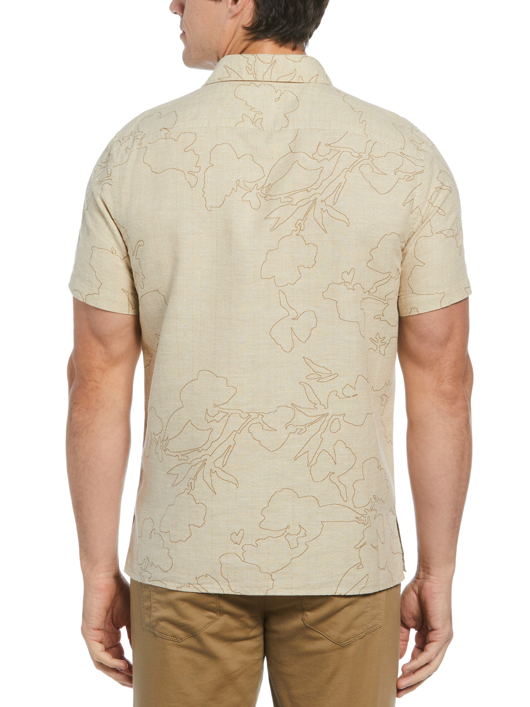 Dobby Floral Print Shirt (Elmwood) 
