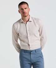 Dobby King Micro Print Shirt (Taupe) 