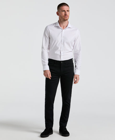 Dobby Micro Diamond Print Shirt (White) 