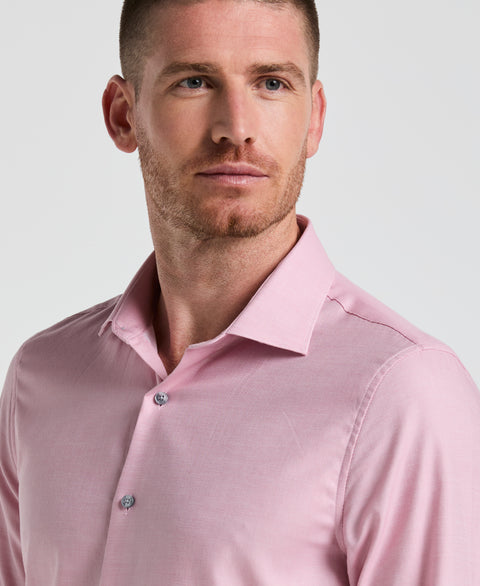 Dobby Micro Diamond Print Shirt (Faded Rose) 