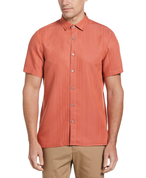 Dobby Stretch Shirt (Etruscan Red) 