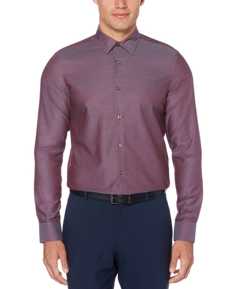Dobby Solid Resist Spill shirt Country Blue Perry Ellis