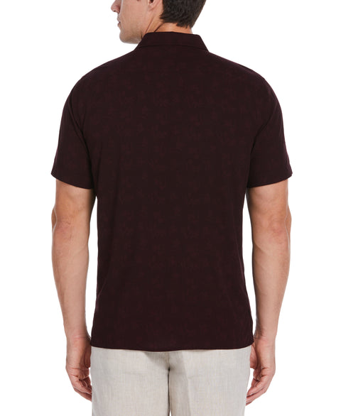 EcoVero™ Floral Print Shirt  (Port) 