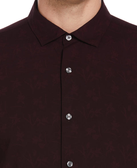 EcoVero™ Floral Print Shirt  (Port) 