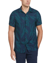 EcoVero™ Large Floral Print Shirt (Sea Moss) 