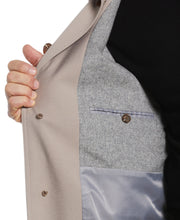 Edris Single Breasted 5 Button Trench Coat (Tan) 