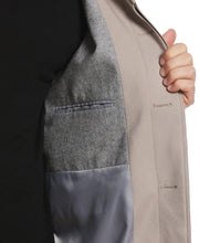Edris Single Breasted 5 Button Trench Coat (Tan) 