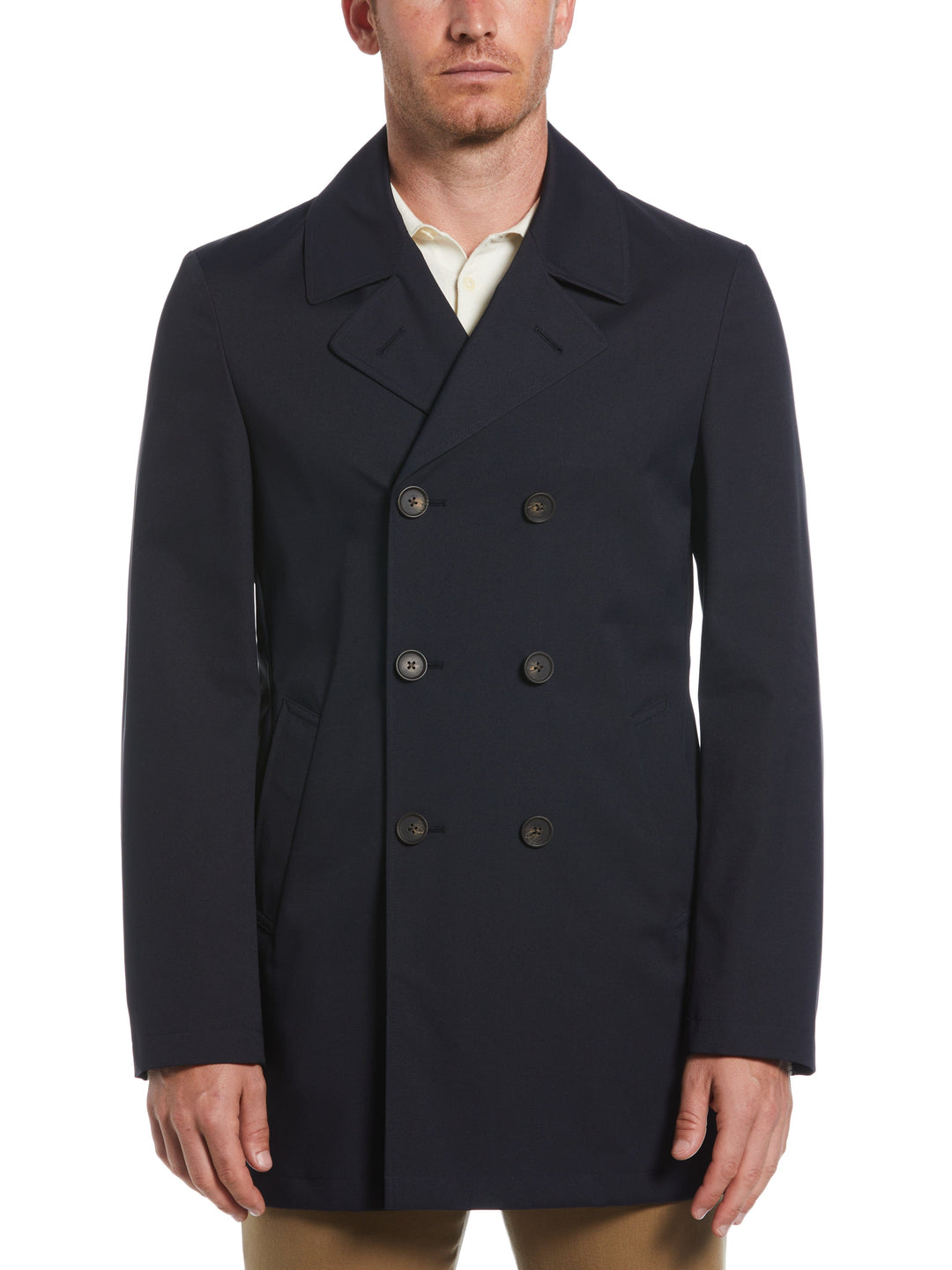 Elias All Weather Nylon Coat (Navy) 