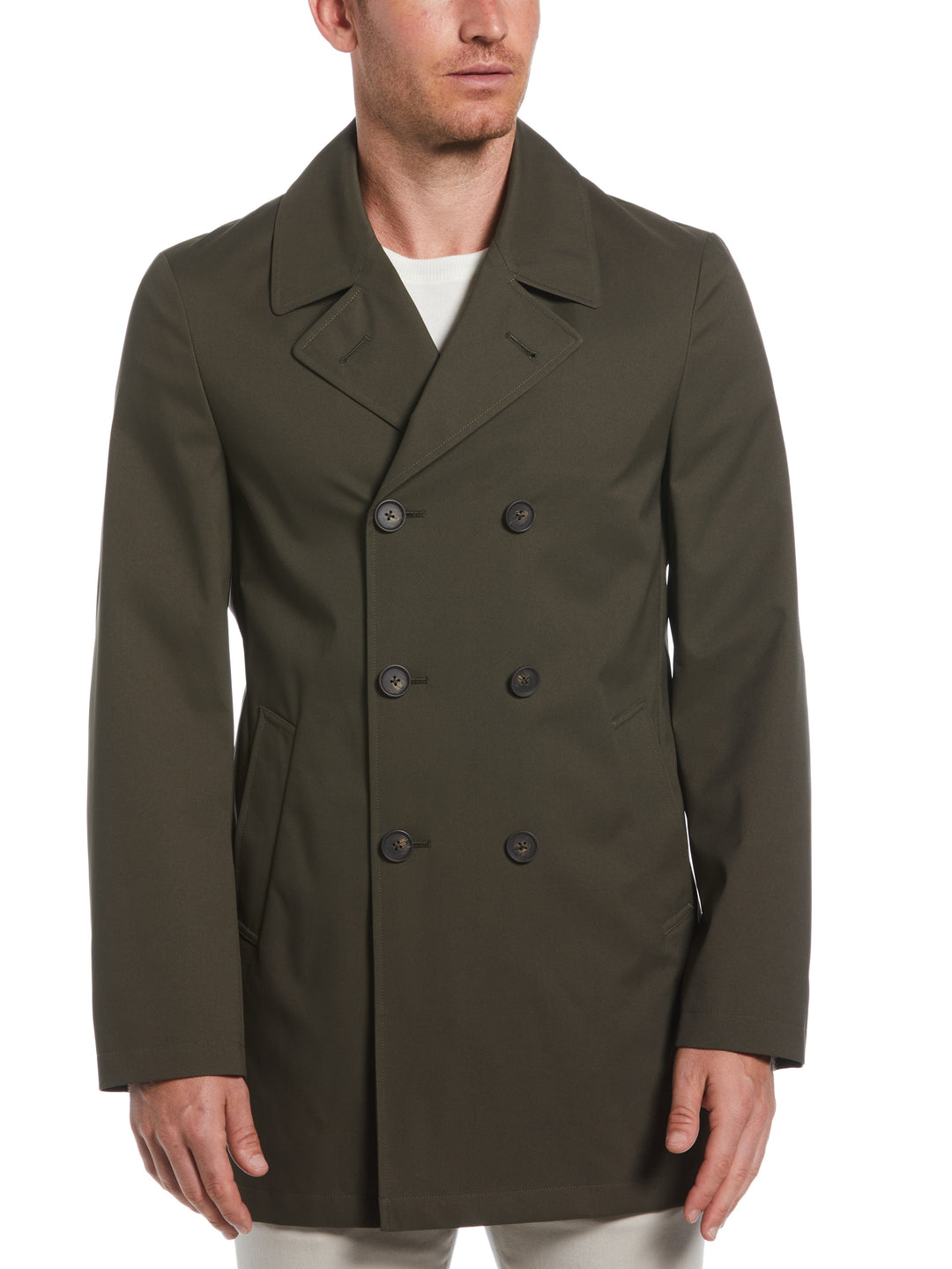 Elias All Weather Nylon Coat (Olive) 