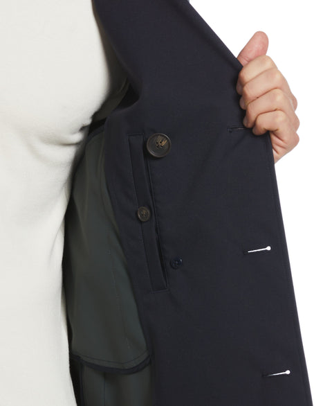 Elias All Weather Nylon Coat (Navy) 