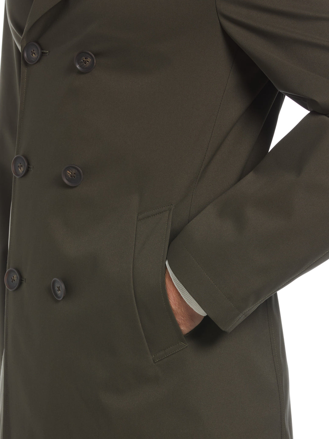 Elias All Weather Nylon Coat (Olive) 