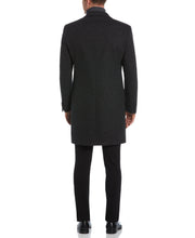Ezra Single Breasted 3 Button Overcoat (Dark Charcoal) 