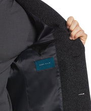 Ezra Single Breasted 3 Button Overcoat (Dark Charcoal) 