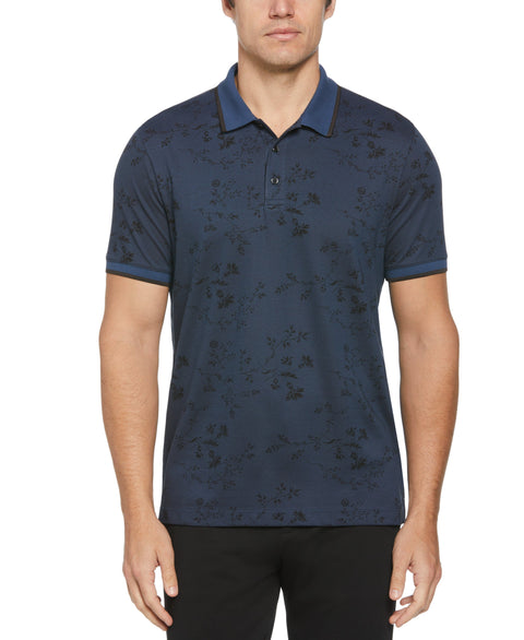 Floral Pique Polo  (Titan) 