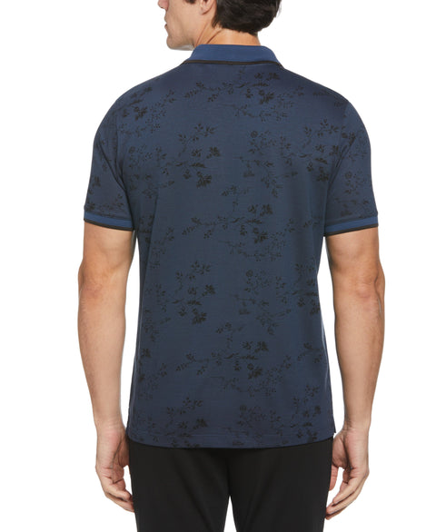 Floral Pique Polo  (Titan) 